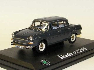 Skoda 1000 MB 1964, tummanharmaa - Sulje napsauttamalla kuva