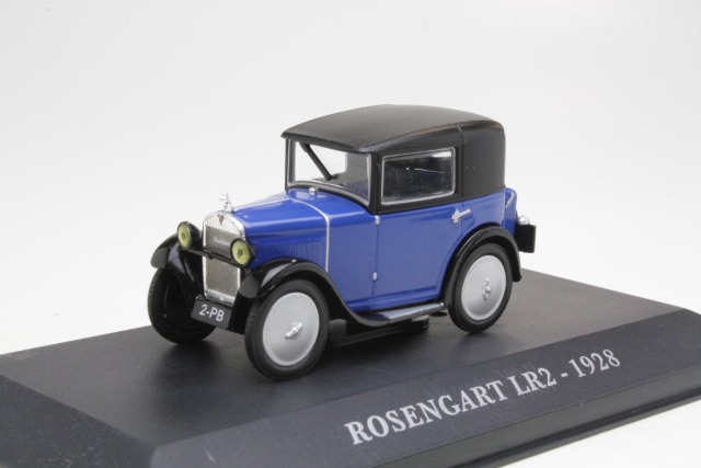 Rosengart LR2 1928, sininen/musta - Sulje napsauttamalla kuva
