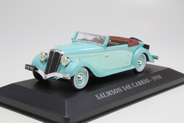 Salmson S4E Cabriolet 1938, vihreä - Sulje napsauttamalla kuva