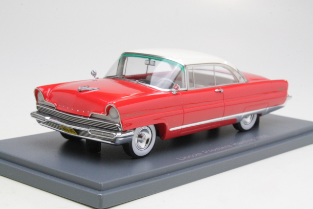 Lincoln Premiere Hardtop Coupe 1956, punainen/beige - Sulje napsauttamalla kuva