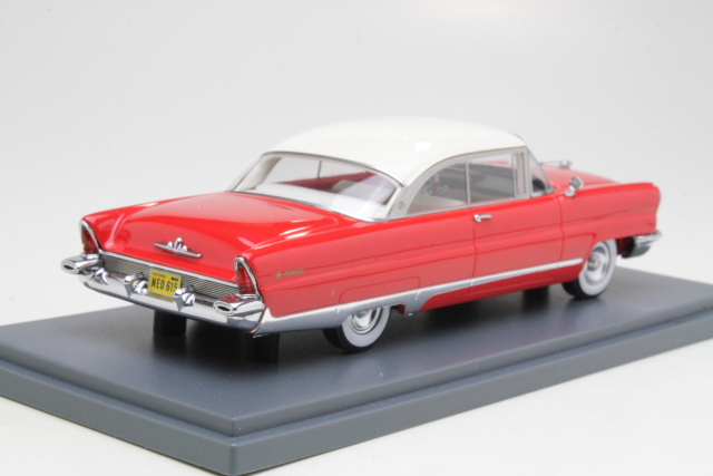 Lincoln Premiere Hardtop Coupe 1956, punainen/beige - Sulje napsauttamalla kuva