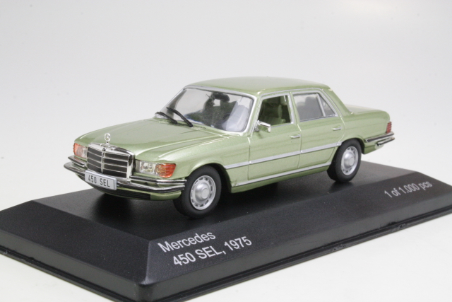 Mercedes 450 SEL (W116) 1975, light green