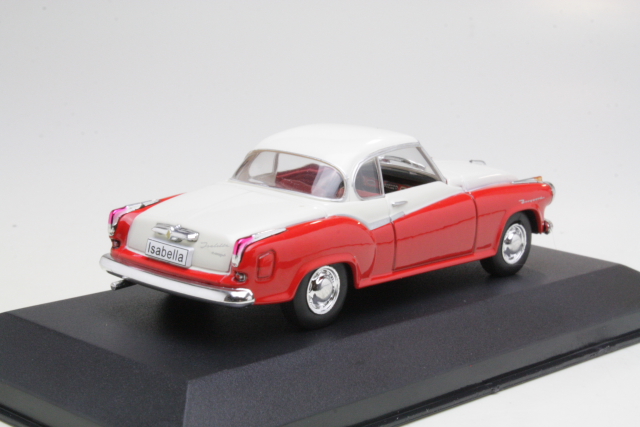 Borgward Isabella Coupe 1957, red/white - Click Image to Close