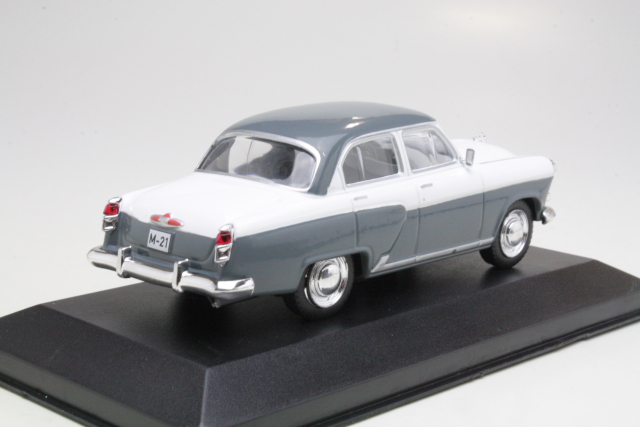 Volga GAZ M21 1959, grey/white - Click Image to Close