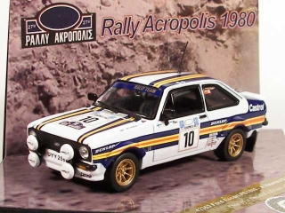 Ford Escort Mk2 RS1800, 1st. Acropolis 1980, A.Vatanen, no.10