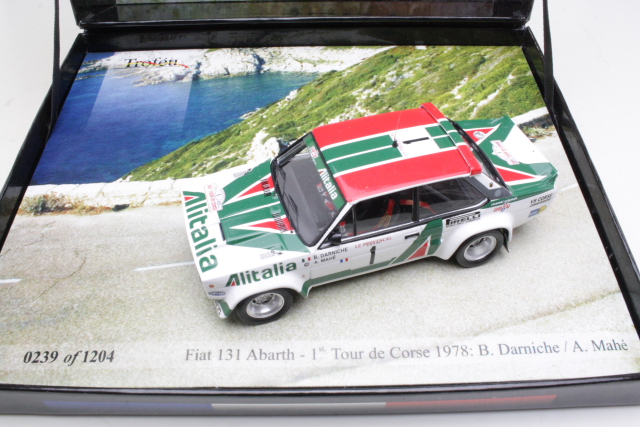Fiat 131 Abarth, 1st. Tour de Corse 1978, B.Darniche, no.1