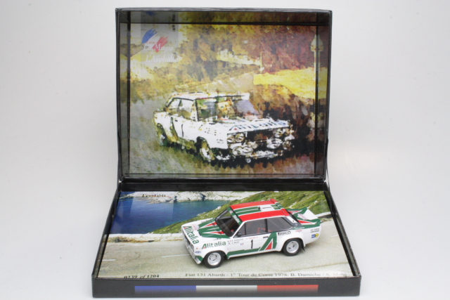 Fiat 131 Abarth, 1st. Tour de Corse 1978, B.Darniche, no.1