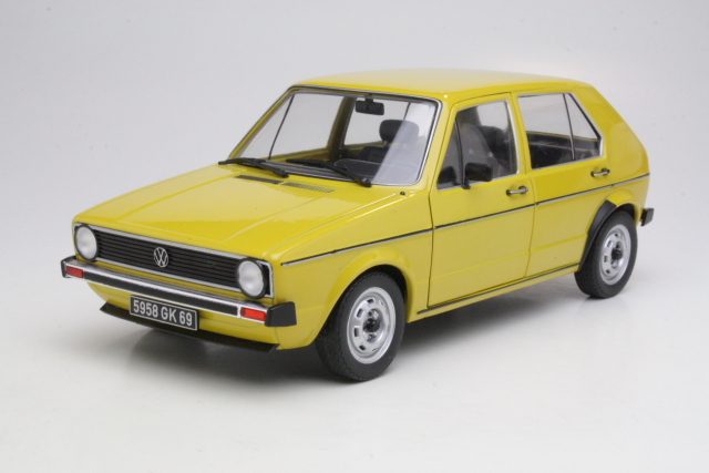 VW Golf 1 CL 4d 1976, keltainen