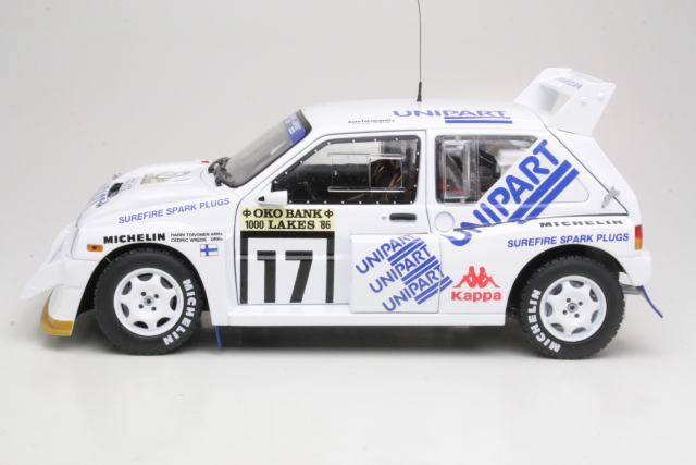 MG Metro 6R4, Finland 1986, Harri Toivonen, no.17 - Sulje napsauttamalla kuva