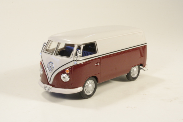 VW T1 Van, dark red/white