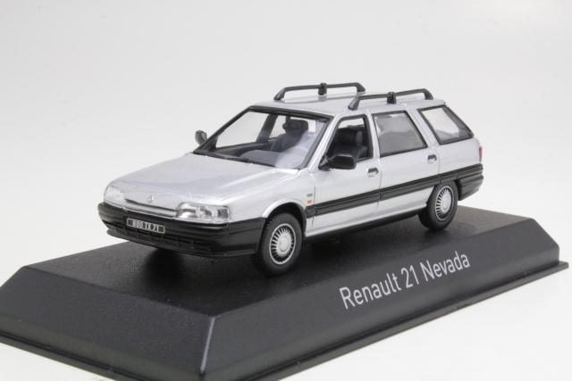 Renault 21 Nevada 1986, silver - Click Image to Close