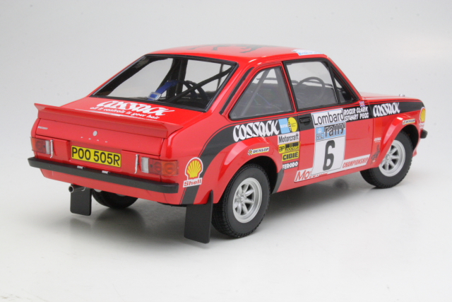 Ford Escort Mk2 RS1800, 1st. RAC 1976, R.Clark, no.6 - Sulje napsauttamalla kuva