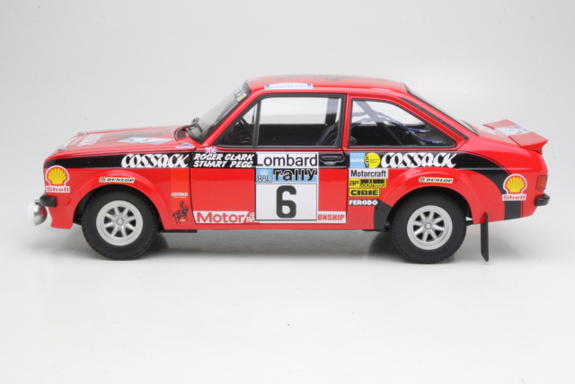 Ford Escort Mk2 RS1800, 1st. RAC 1976, R.Clark, no.6 - Sulje napsauttamalla kuva