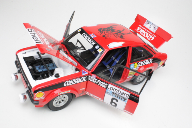Ford Escort Mk2 RS1800, 1st. RAC 1976, R.Clark, no.6