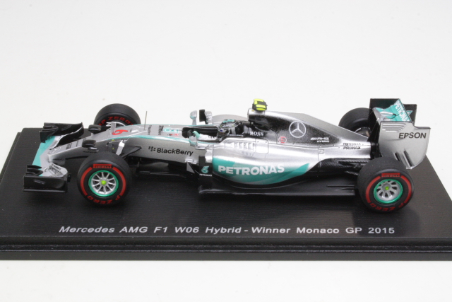 Mercedes AMG W06, F1 2015, N.Rosberg, no.6 - Sulje napsauttamalla kuva