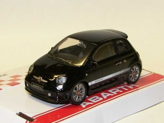 Fiat 500 Abarth 2008, musta