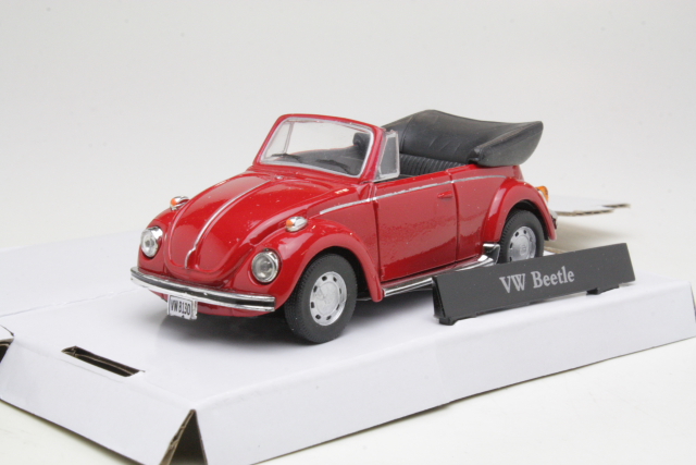 VW Beetle Cabriolet, red