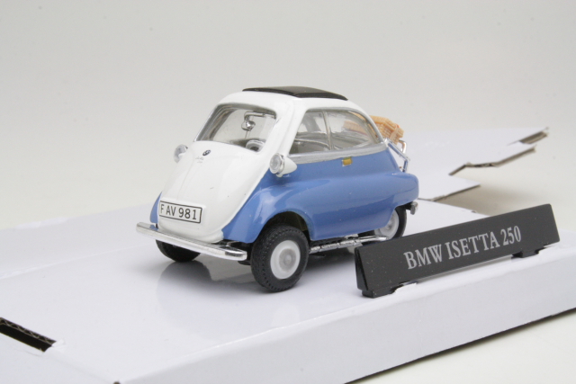 BMW Isetta 250, sininen/valkoinen