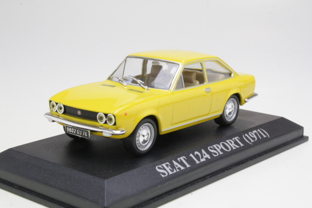 Seat 124 Sport 1971, keltainen