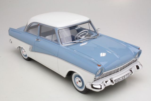 Ford Taunus 17M P2 1957, blue/white - Sulje napsauttamalla kuva