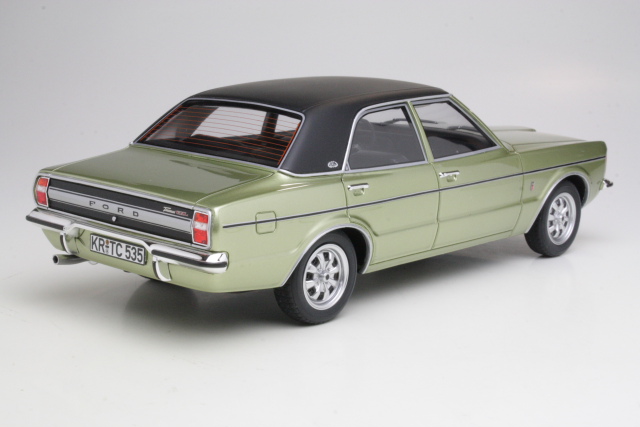 Ford Taunus TC GXL 1972, vaaleanvihreä - Sulje napsauttamalla kuva