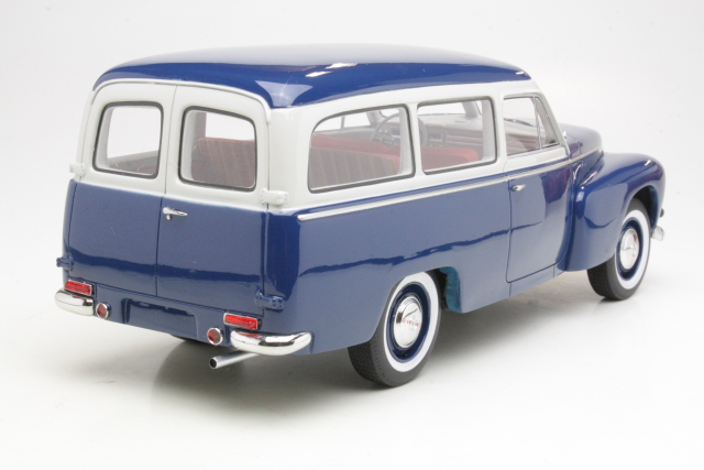 Volvo PV445 Duett 1956, sininen - Sulje napsauttamalla kuva