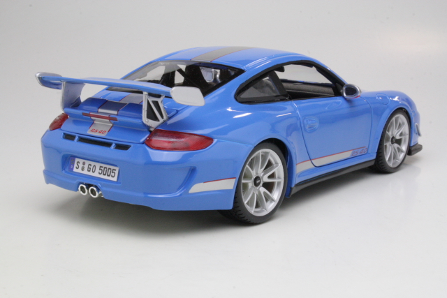 Porsche 911 GT3 RS 4.0 2011, blue/silber