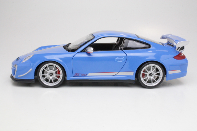 Porsche 911 GT3 RS 4.0 2011, sininen/hopea - Sulje napsauttamalla kuva