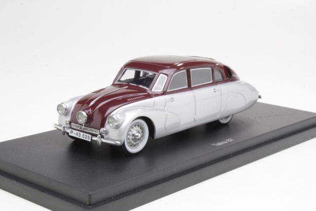 Tatra 87 1937, silver/dark red
