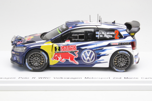 VW Polo R WRC, 2nd. Monte Carlo 2015, J-M.Latvala, no.2 - Sulje napsauttamalla kuva