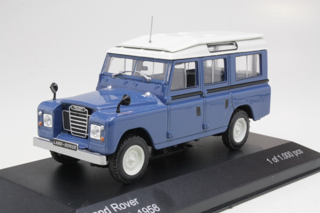 Land Rover Series II 109 1958, sininen/valkoinen