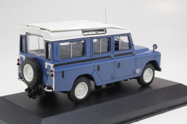 Land Rover Series II 109 1958, sininen/valkoinen - Sulje napsauttamalla kuva