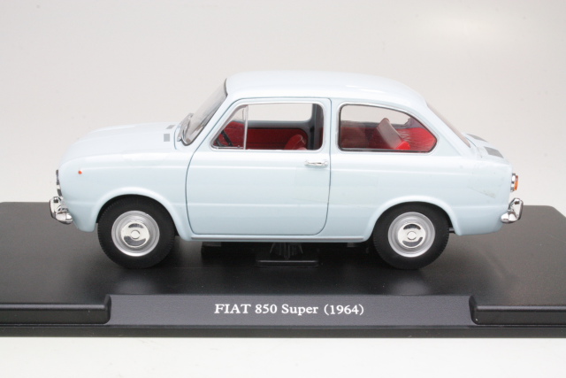 Fiat 850 Super 1964, vaaleansininen - Sulje napsauttamalla kuva