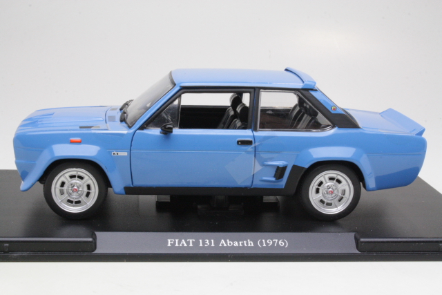 Fiat 131 Abarth 1976, sininen - Sulje napsauttamalla kuva
