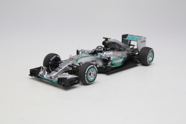 Mercedes AMG W06, Malaysian GP 2015, N.Rosberg, no.6
