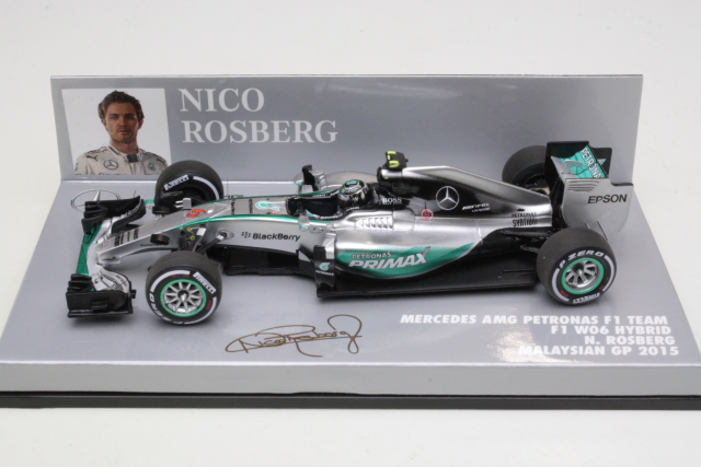 Mercedes AMG W06, Malaysian GP 2015, N.Rosberg, no.6