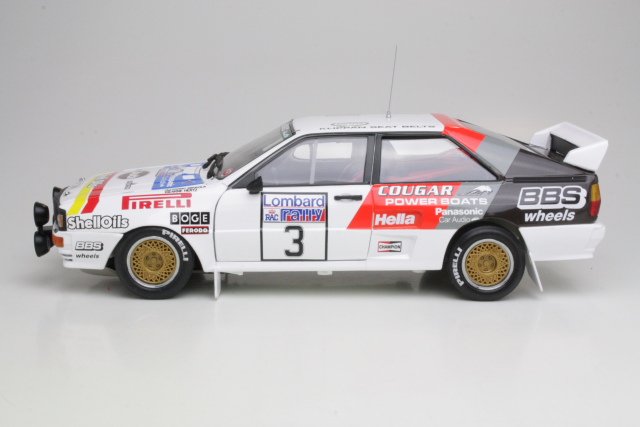 Audi Quattro A2, 2nd RAC 1984, H.Mikkola, no.3 - Sulje napsauttamalla kuva