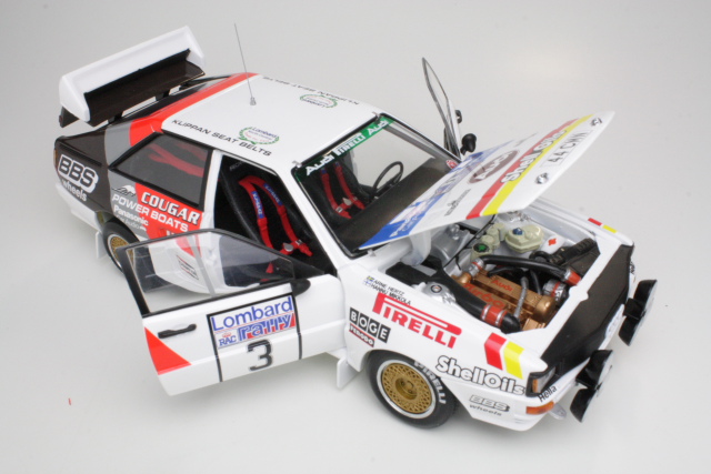 Audi Quattro A2, 2nd RAC 1984, H.Mikkola, no.3
