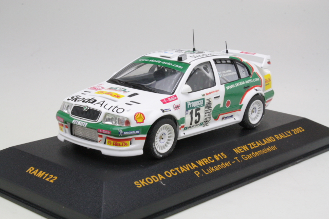 Skoda Octavia WRC, New Zealand 2003, T.Gardemeister, no.15 - Sulje napsauttamalla kuva