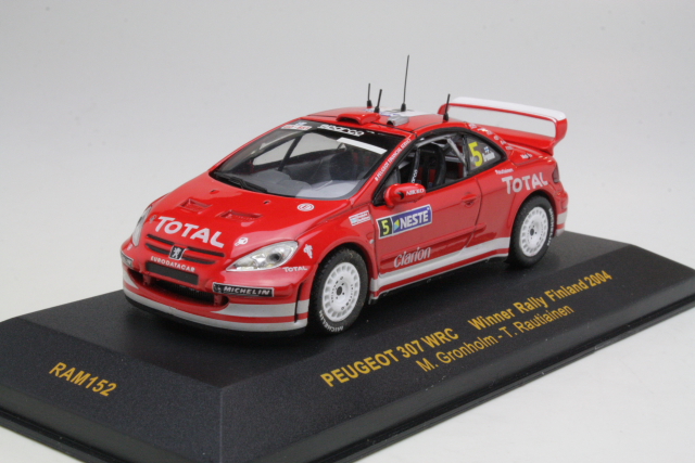 Peugeot 307 WRC, 1st. Finland 2004, M.Grönholm, no.5 - Sulje napsauttamalla kuva