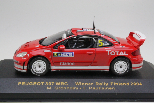 Peugeot 307 WRC, 1st. Finland 2004, M.Grönholm, no.5 - Sulje napsauttamalla kuva