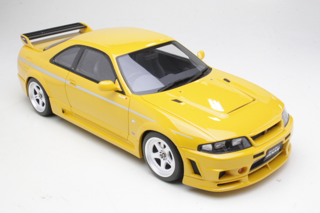 Nissan Skyline R33 Nismo 400 R, keltainen - Sulje napsauttamalla kuva