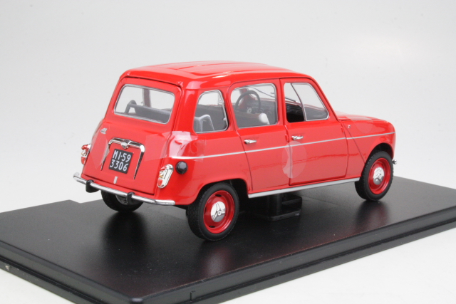 Renault 4L, red