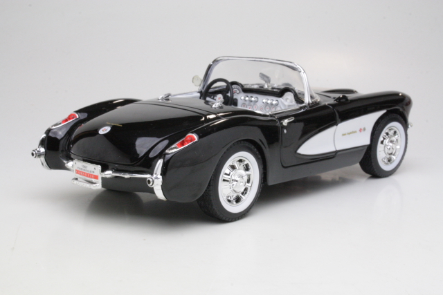 Chevrolet Corvette 1957, black/white