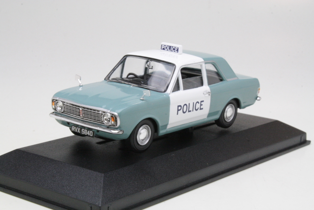Ford Cortina Mk2 1300 de Luxe "Manchester & Salford Police" - Sulje napsauttamalla kuva