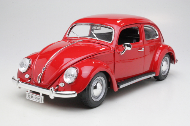 VW Kupla 1955, punainen - Sulje napsauttamalla kuva