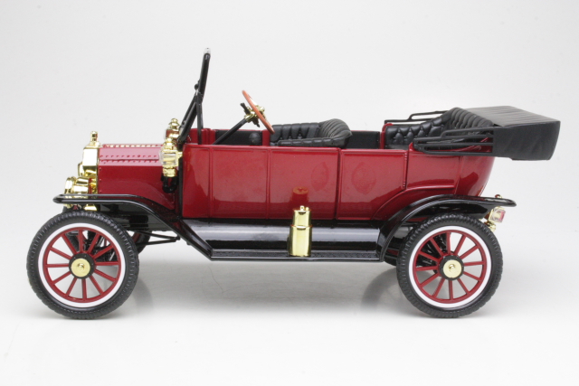 Ford T Model Touring Soft Top 1915, tummanpunainen - Sulje napsauttamalla kuva