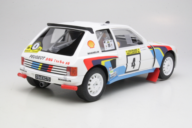 Peugeot 205T16, 1st. Finland 1984, A.Vatanen, no.4