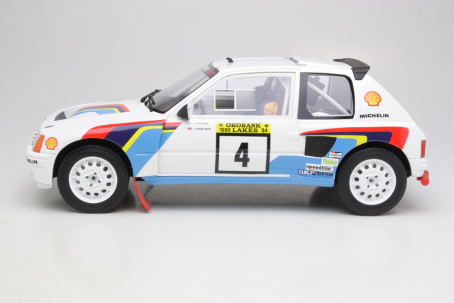 Peugeot 205T16, 1st. Finland 1984, A.Vatanen, no.4 - Sulje napsauttamalla kuva