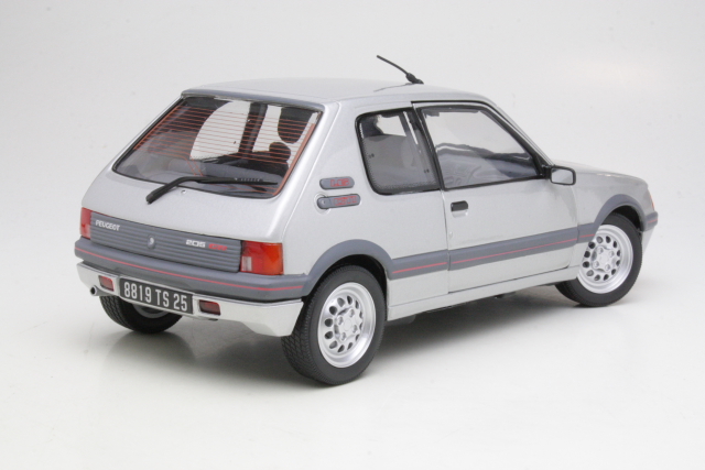 Peugeot 205 GTi 1.6 1988, harmaa - Sulje napsauttamalla kuva